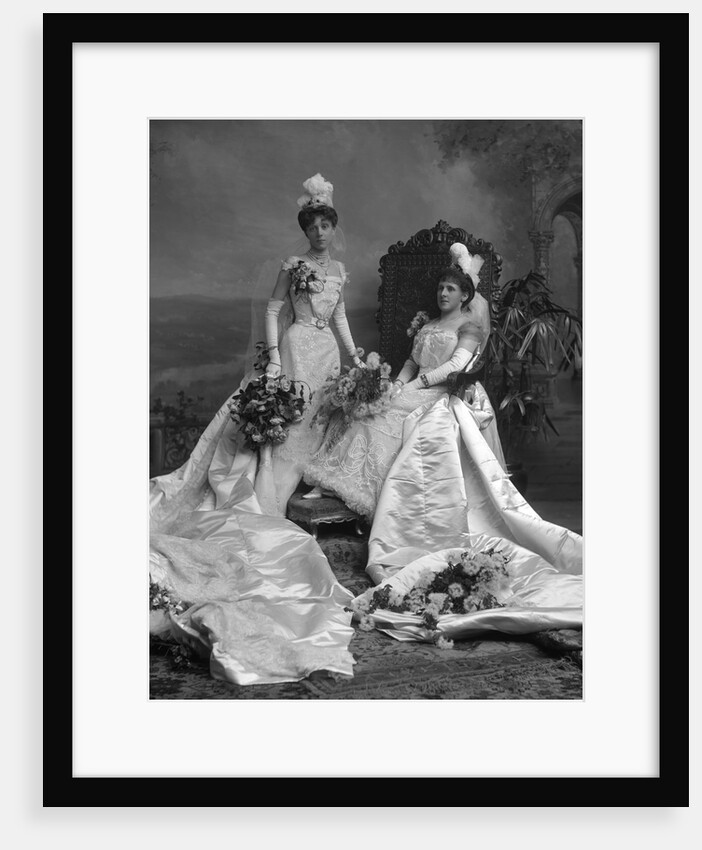 Lady Francis Osbourne and Mrs. William Bourchier by Lafayette Portrait Studios