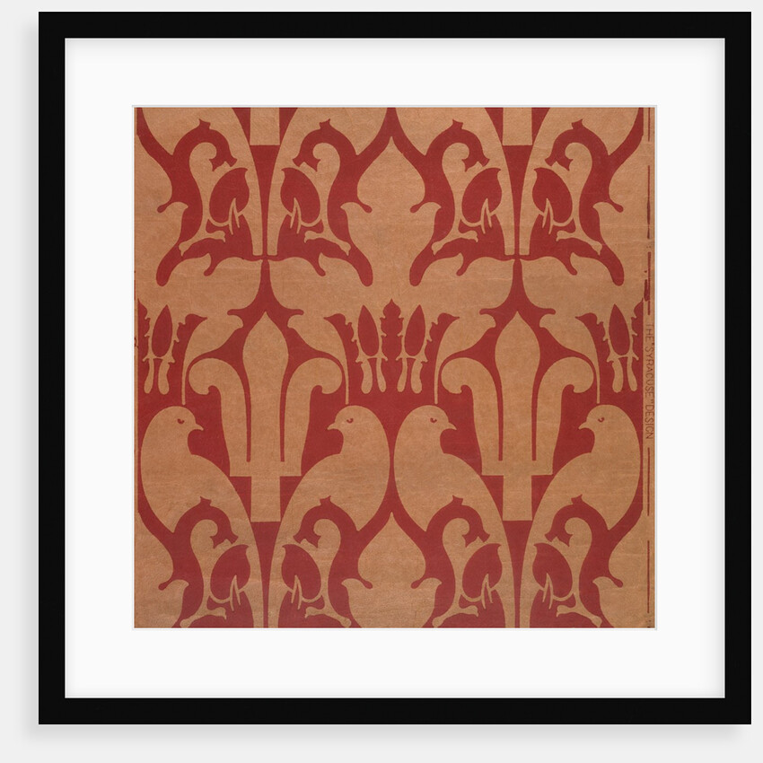Portion of wallpaper The Syracuse by C.F.A. Voysey