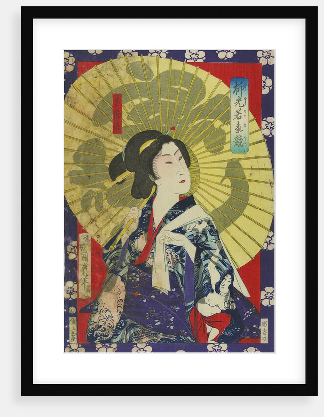 Portrait of a woman by Toyohara Kunichika