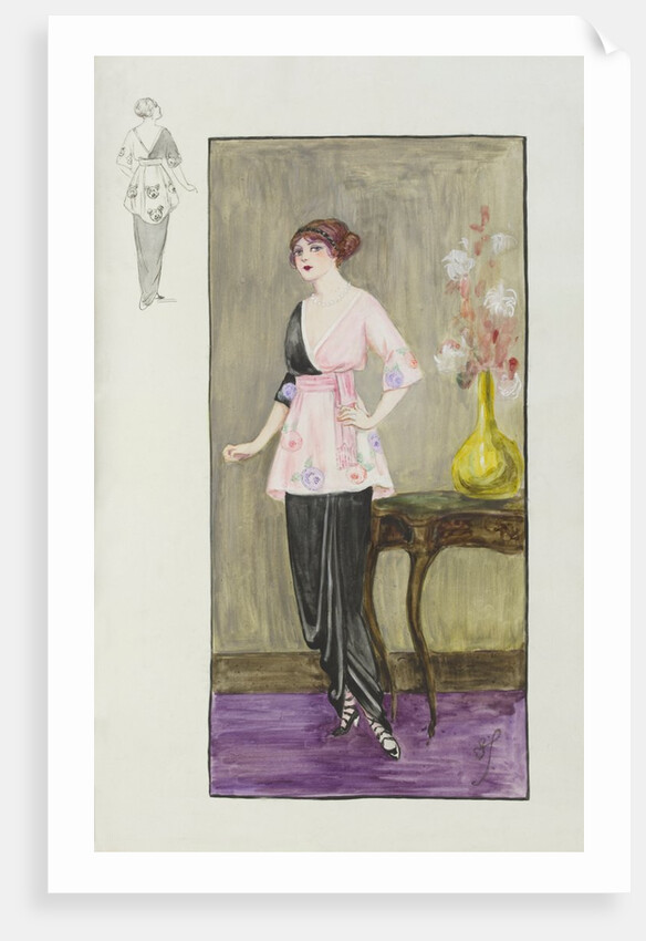 Paul Poiret's Sorbet gown by Anonymous