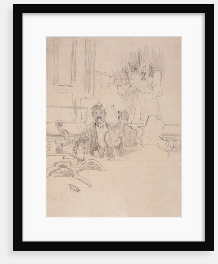 Sketch of The Old Bedford by Walter Richard Sickert