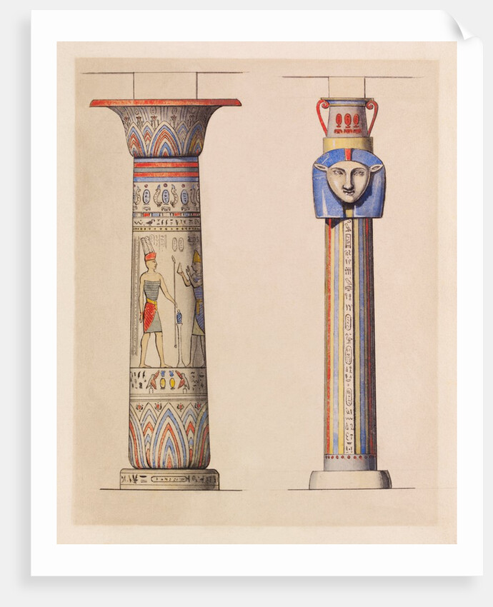 Temple of Ramses the Great and Temple of Sedingar by Owen Jones