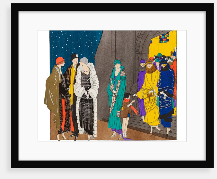 Fashion plate depicting elegant styles of clothing by Anonymous