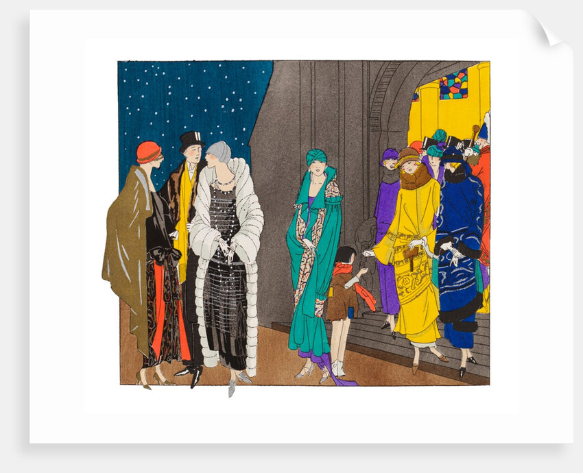 Fashion plate depicting elegant styles of clothing by Anonymous