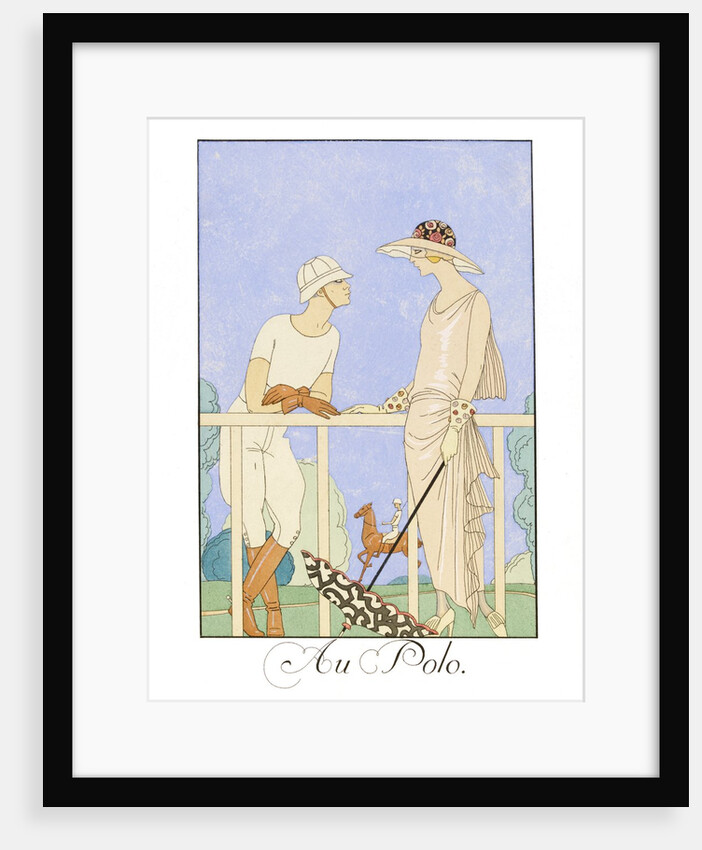Au Polo by Georges Barbier