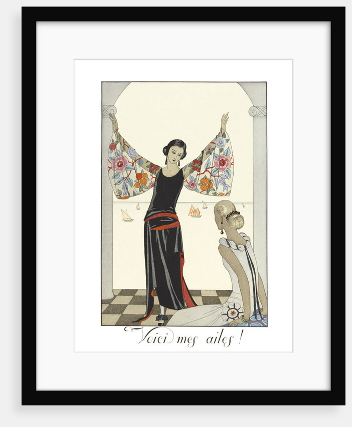 Voici mes ailes! by Georges Barbier