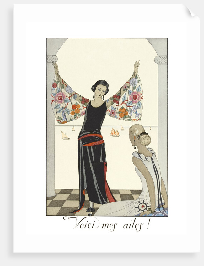 Voici mes ailes! by Georges Barbier
