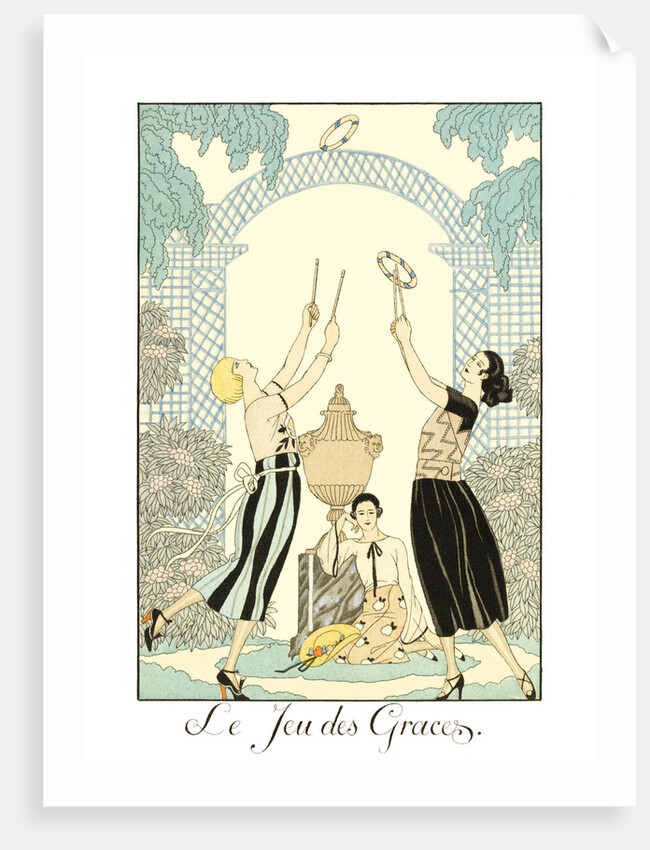 Le Jeu des Graces by Georges Barbier