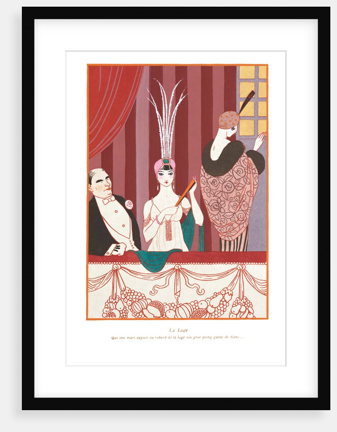 La Loge by Georges Barbier