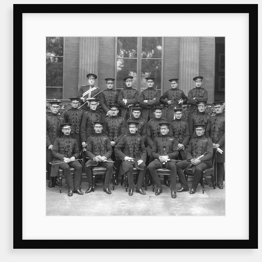 Lieutenant-Colonel Gordon Chesney Wilson with Officers of the Royal Horse Guards by Lafayette Portrait Studios