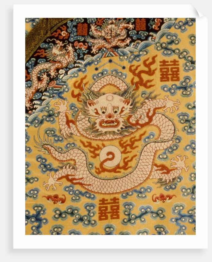 Empress' twelve-symbol Dragon Robe, detail by Anonymous