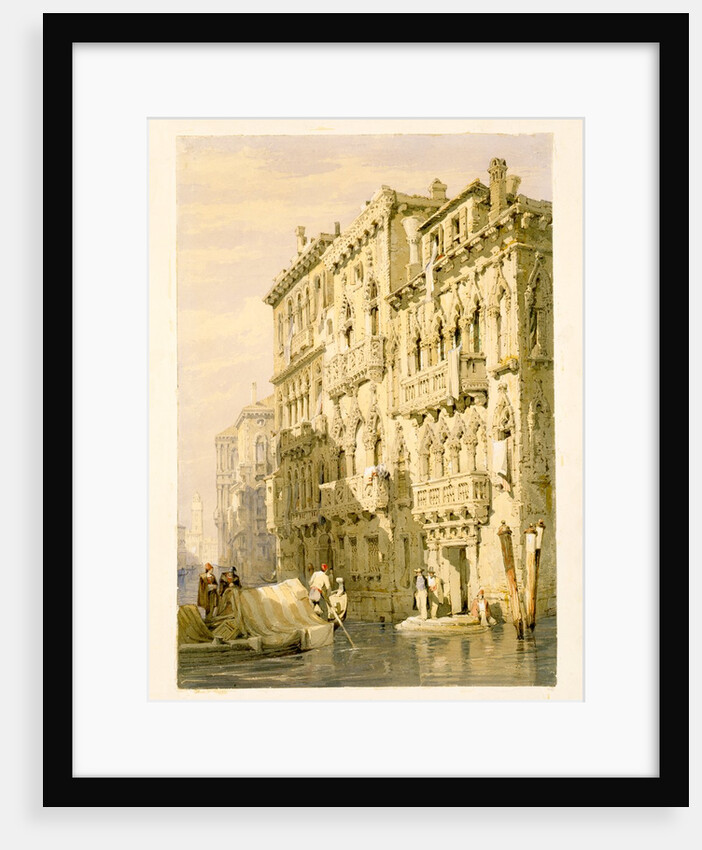 The Palzzo Contarini Fasan On The Grand Canal by Samuel Prout
