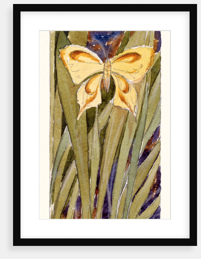 Yellow Butterfly by Anonymous