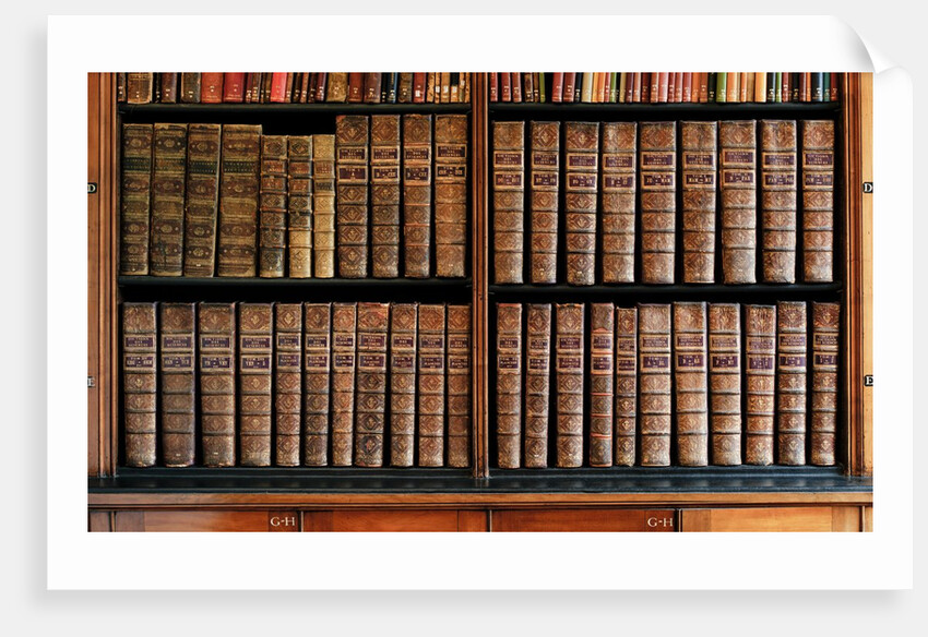 Shelves of books, The National Art Library at the Victoria and Albert Museum by Anonymous