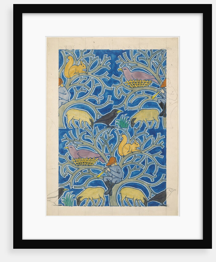 Design showing animals by Charles Francis Annesley Voysey