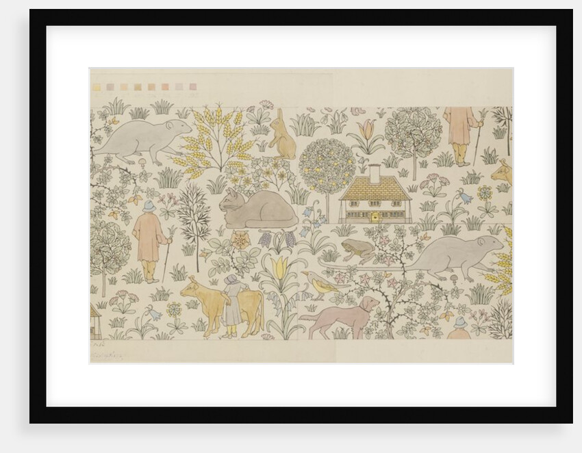 Design for The Farmyard by Charles Francis Annesley Voysey
