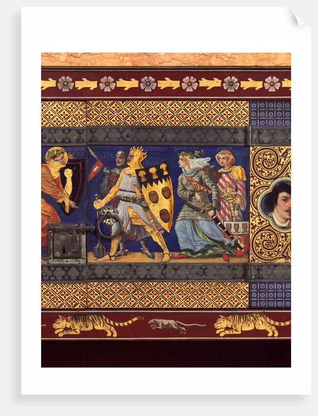 Bacchus, Sir John Barleycorn, Potter, Pale Ale and Scotch Ale on the Wines and Beers Sideboard by Harland and Fisher
