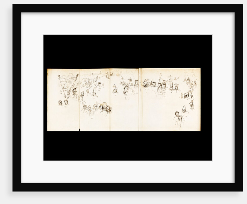 Soldiers and dignitaries pertaining to the Battle of Waterloo by Anonymous