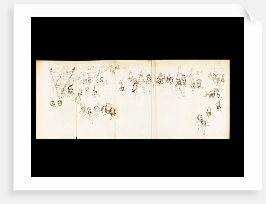 Soldiers and dignitaries pertaining to the Battle of Waterloo by Anonymous
