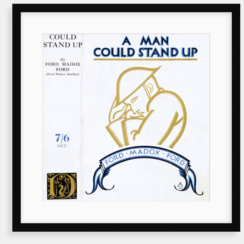 A Man Could Stand Up, book jacket by Anonymous
