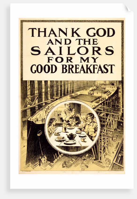 Thank God And the Sailors For My Good Breakfast by Anonymous