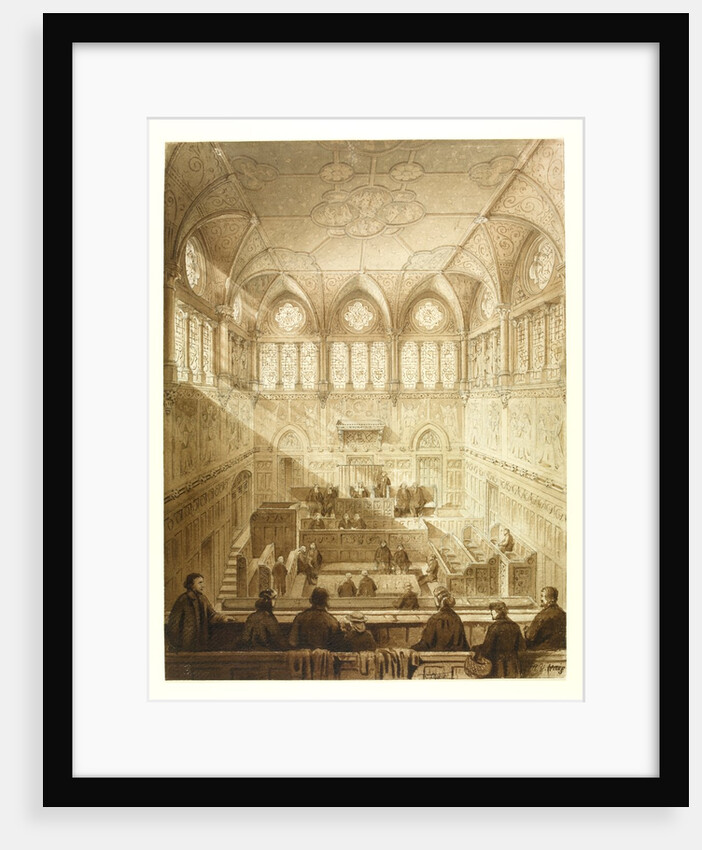 Design for the Law Courts by William Burges