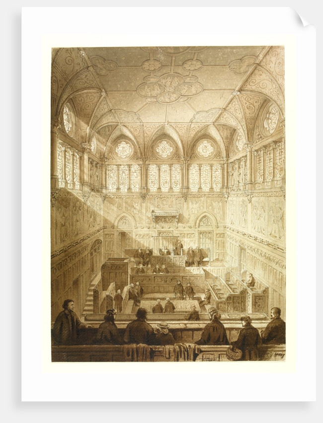 Design for the Law Courts by William Burges