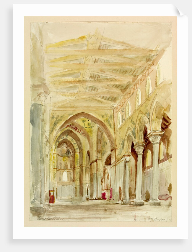 Truro Cathedral, the nave looking into the ambulatory by William Burges