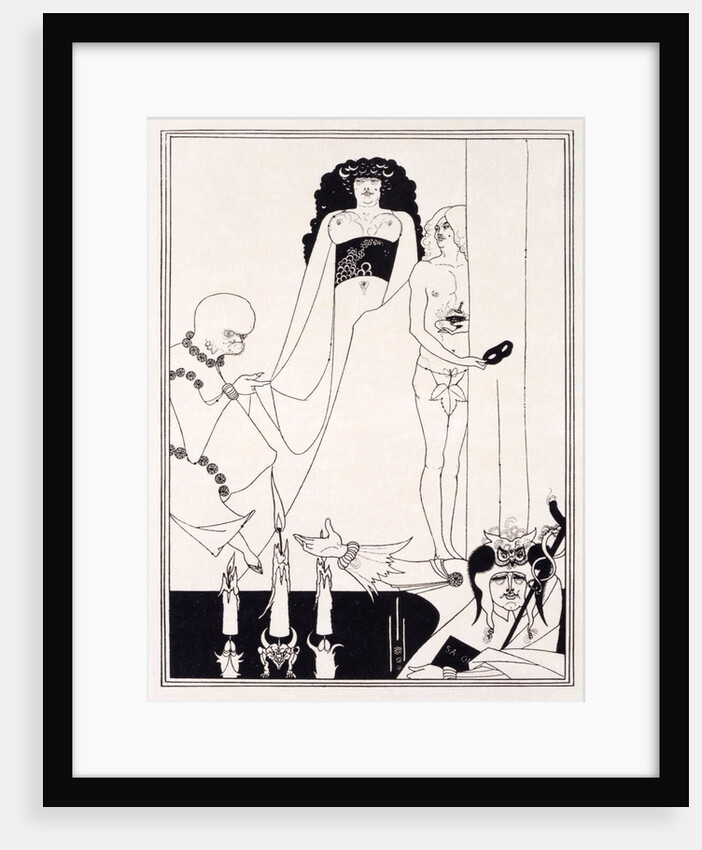Salome, Enter Herodias by Aubrey Vincent Beardsley