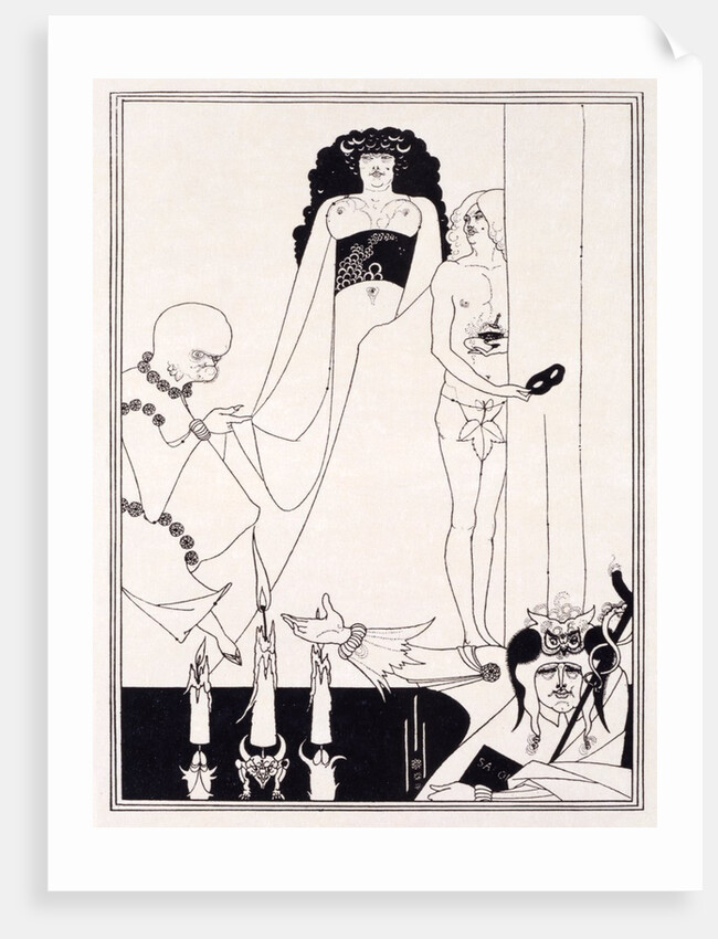 Salome, Enter Herodias by Aubrey Vincent Beardsley