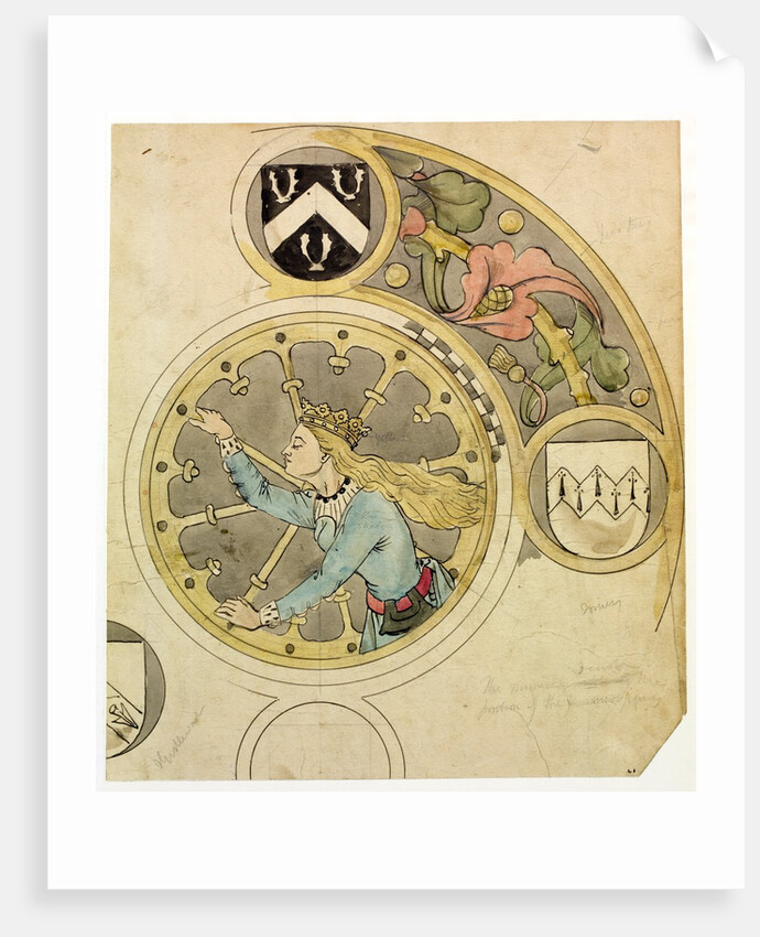 Design for a wardrobe by William Burges