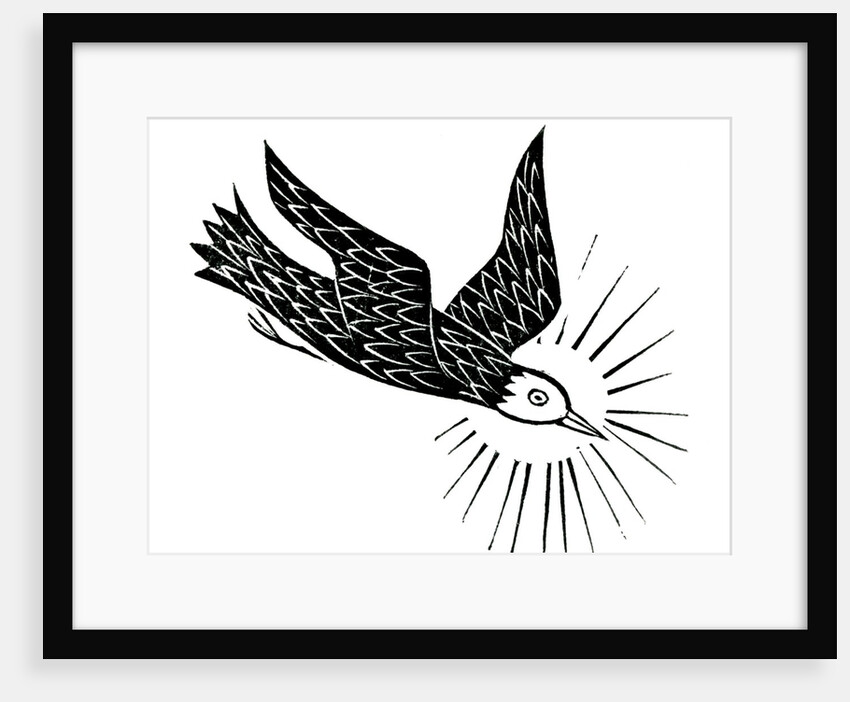 The Holy Ghost as Dove by Eric Gill