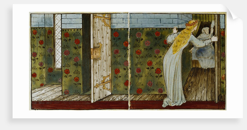 Sleeping Beauty tile panel by Edward Coley Burne-Jones