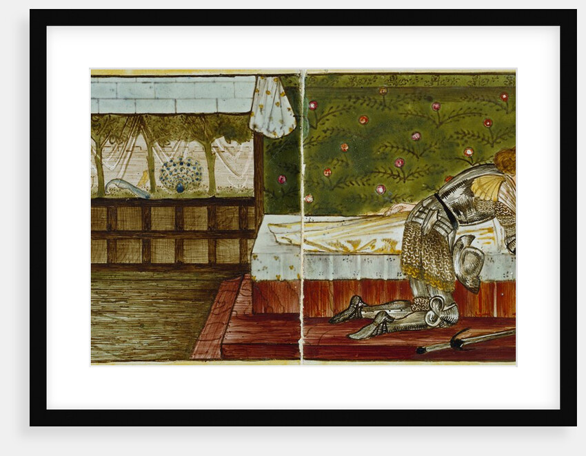 Sleeping Beauty tile panel by Edward Coley Burne-Jones