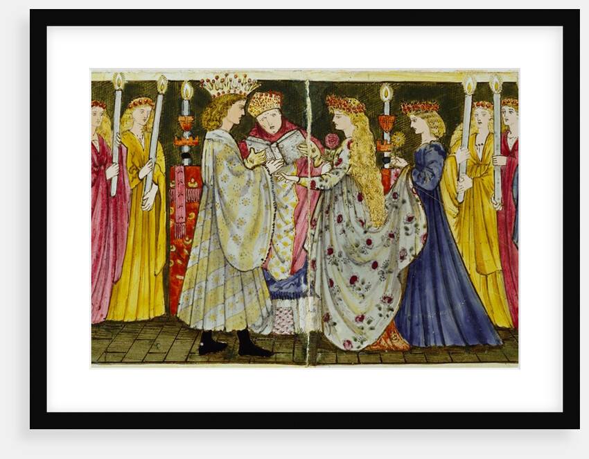 Sleeping Beauty tile panel by Edward Coley Burne-Jones