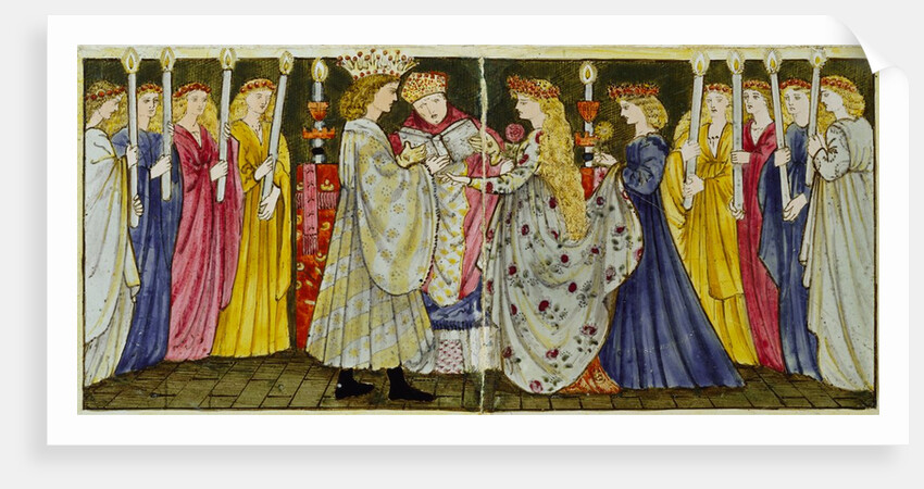 Sleeping Beauty tile panel by Edward Coley Burne-Jones