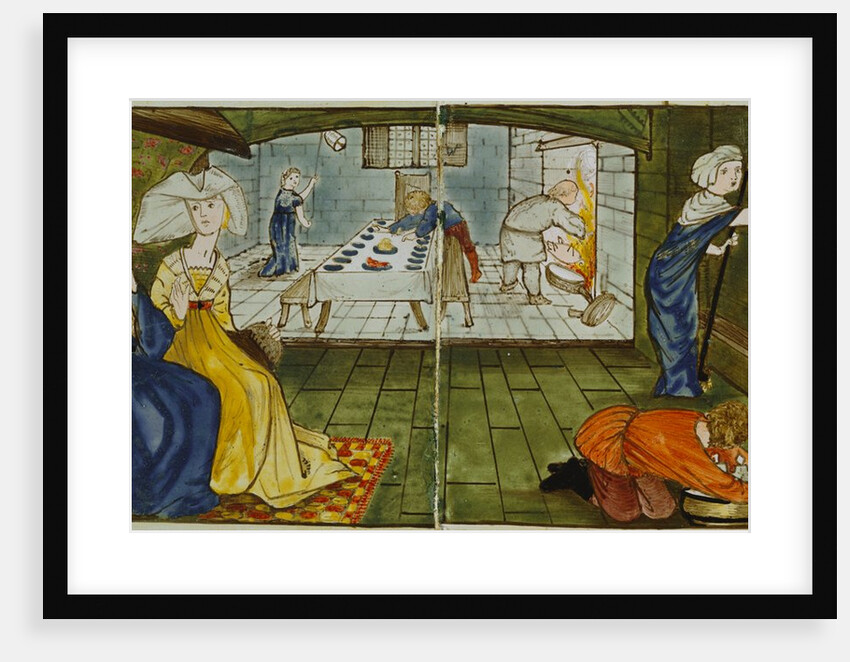 Sleeping Beauty tile panel by Edward Coley Burne-Jones