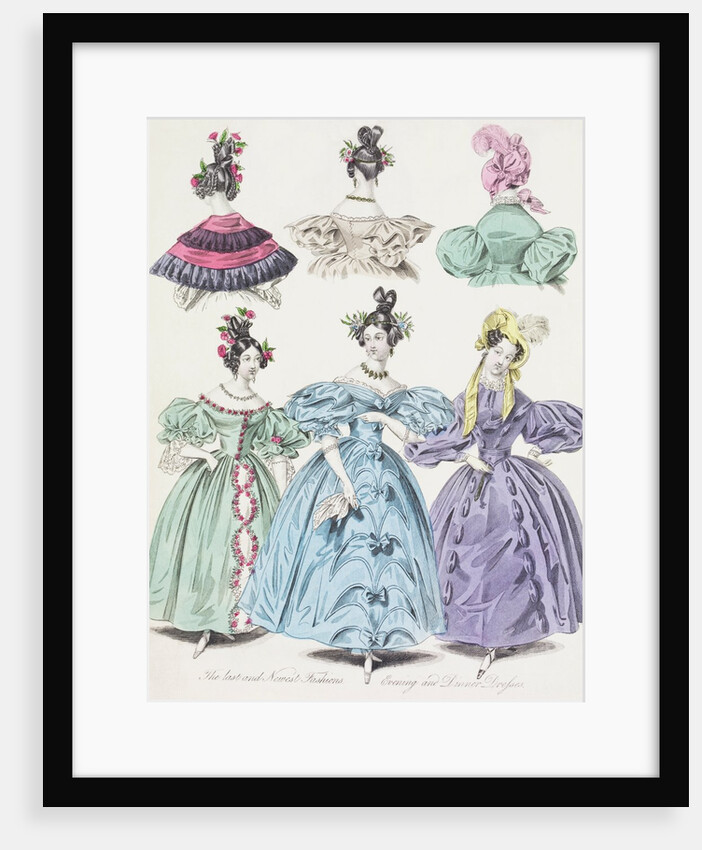 Fashion plate depicting women's costume by Anonymous
