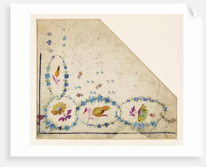 Design for embroidery on men's waistcoats by Jean Pillement