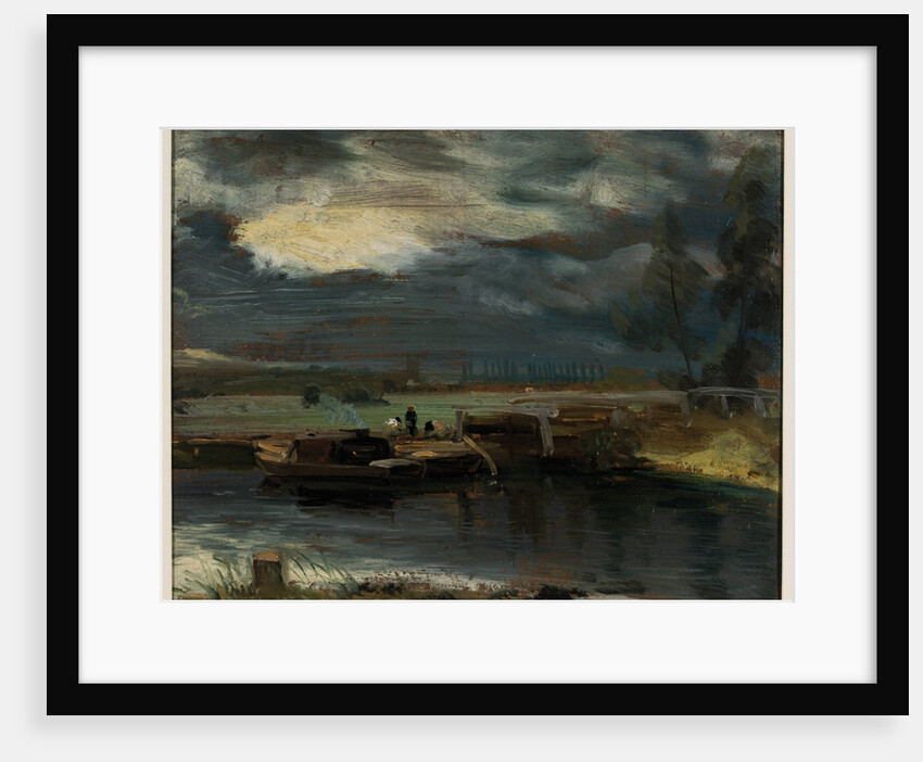 Barges on The Stour by John Constable