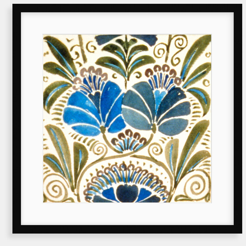 Design of tile by William de Morgan