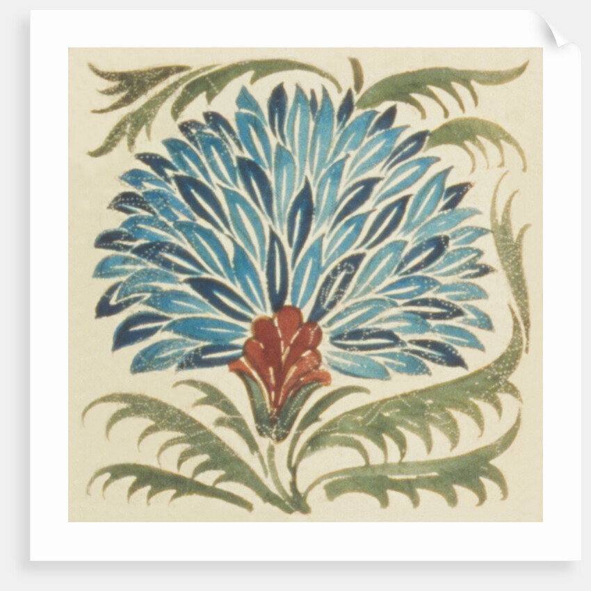 Design of tile by William de Morgan