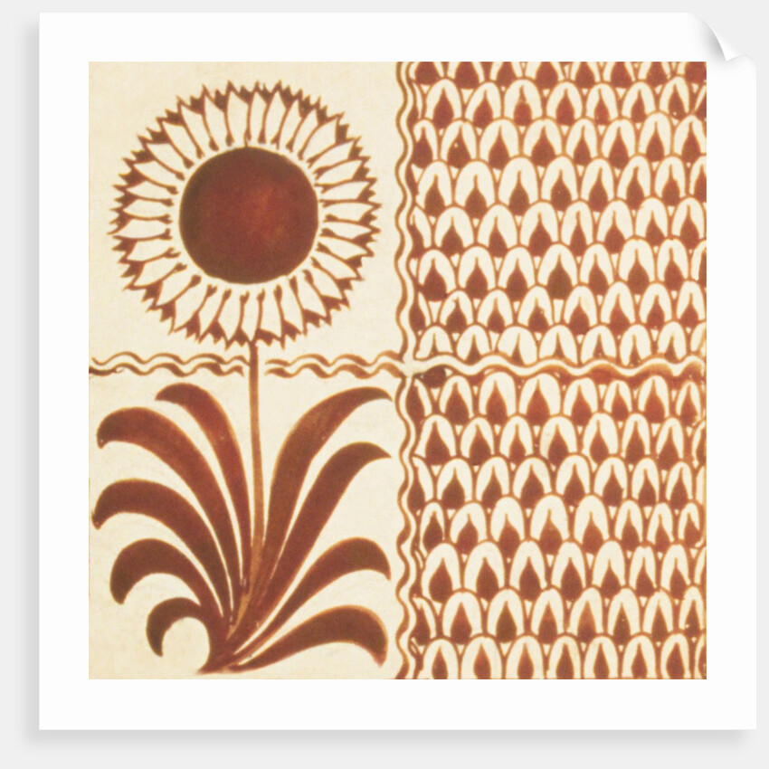 Design of tile by William de Morgan