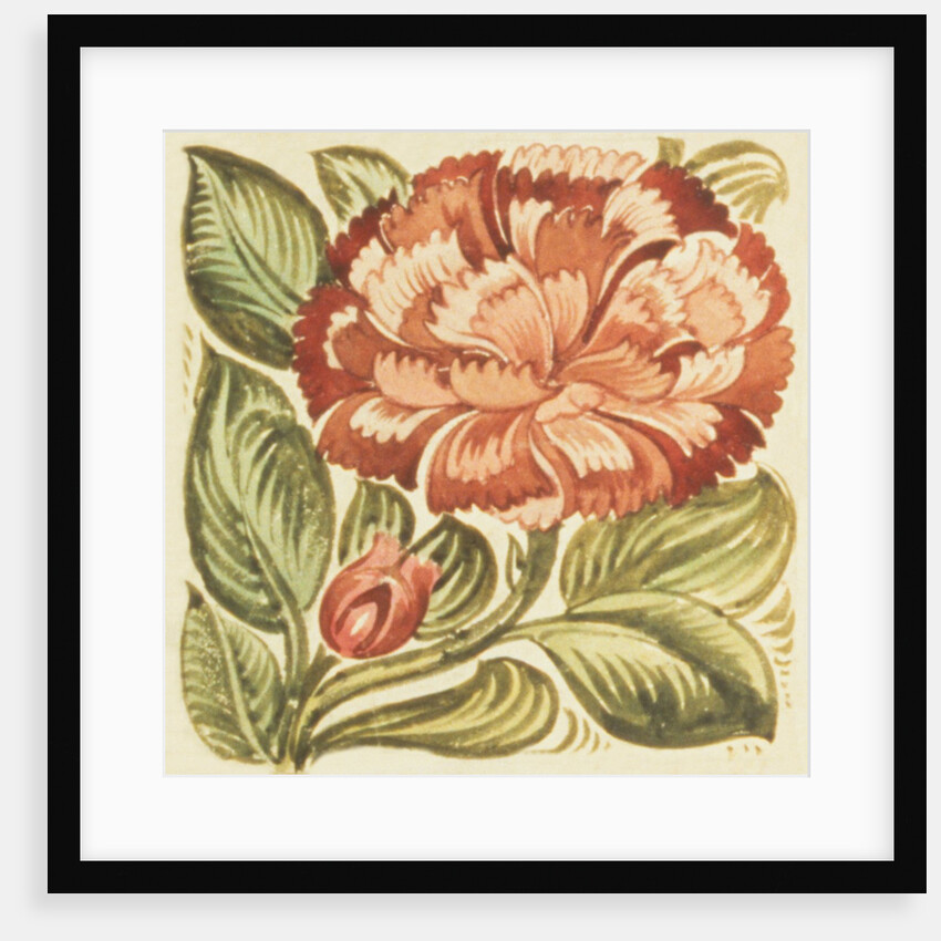 Design of tile by William de Morgan