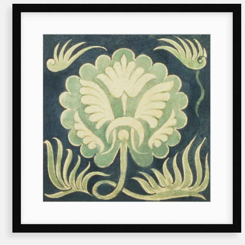 Design of tile by William de Morgan