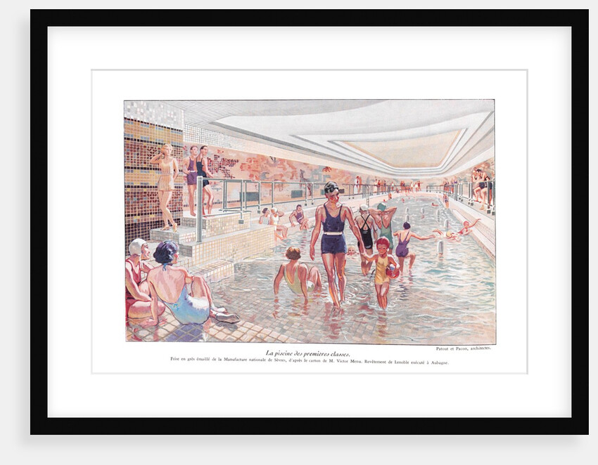 La piscine des premieres classes by M. Victor Menu