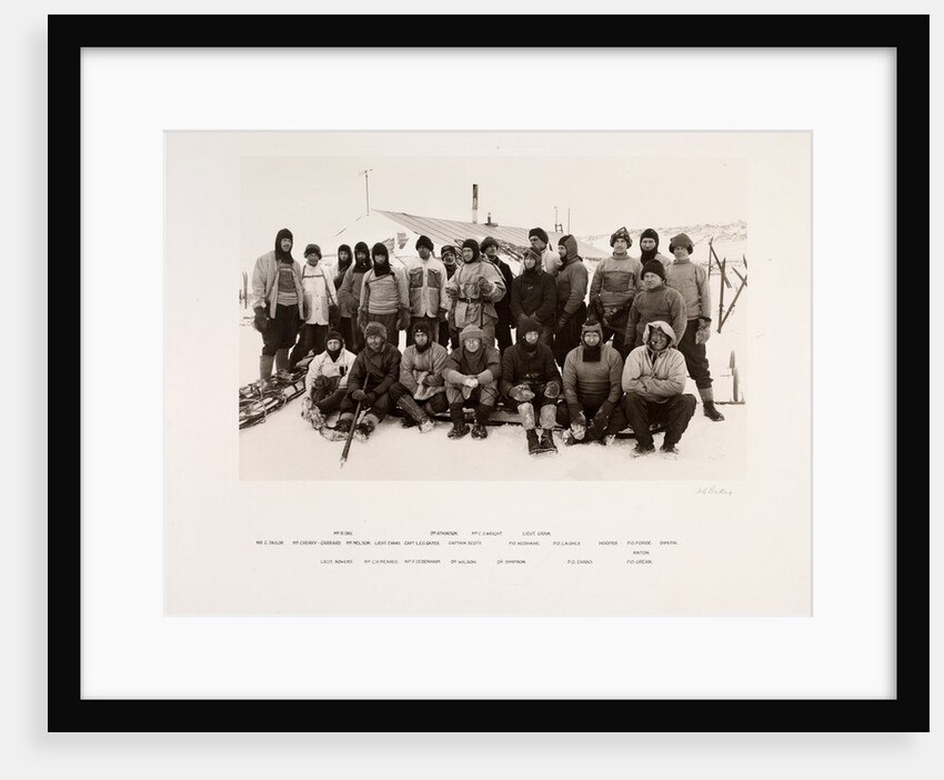 Scott's expedition team by Herbert George Ponting
