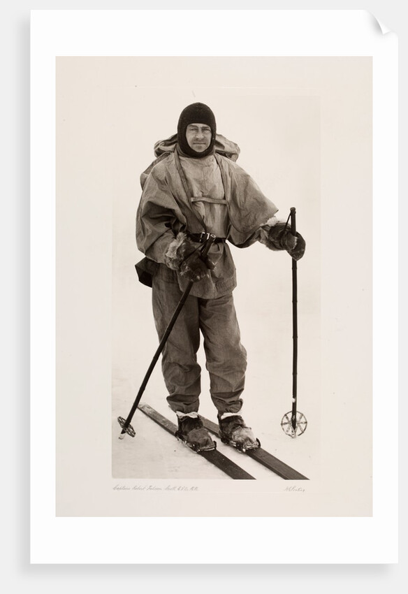 Captain Scott, expedition team leader by Herbert George Ponting