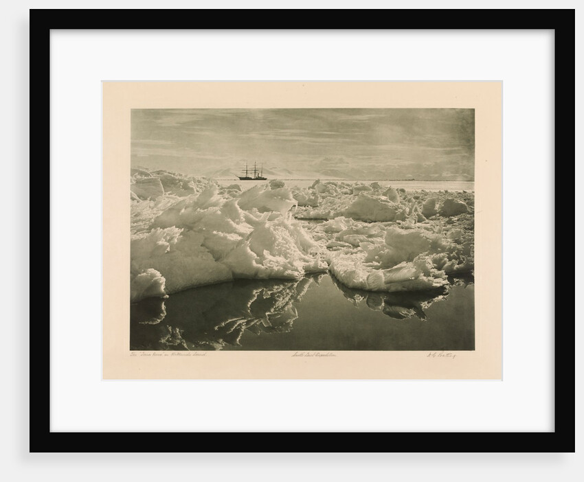 The Terra Nova in McMurdo Sound by Herbert George Ponting