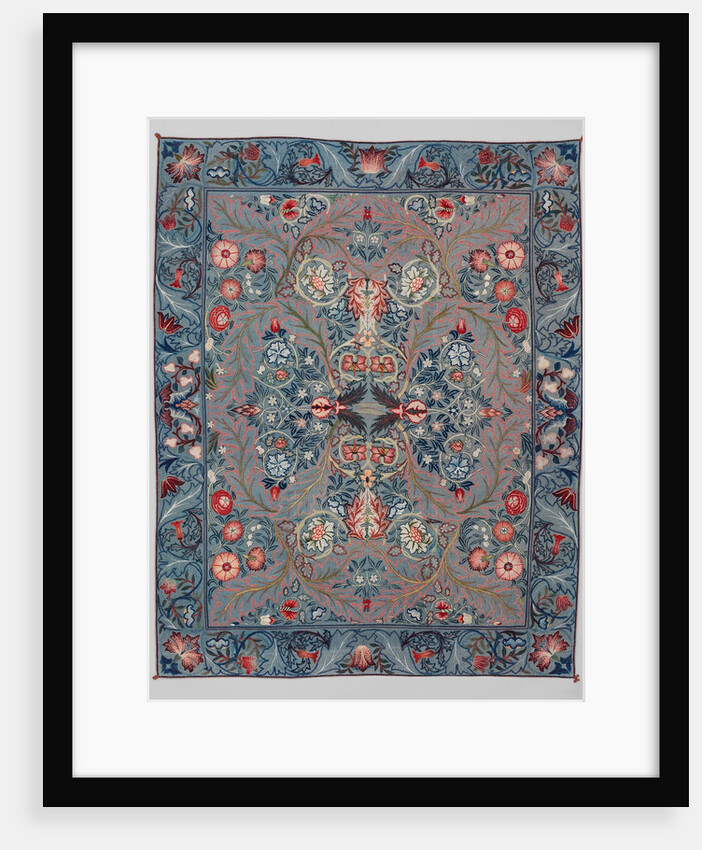 Wall hanging of acanthus leaves by William Morris